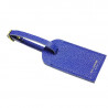 Etichetta bagagli pelle Royal, pelle bovina colore blu - Conti Borbone - brand